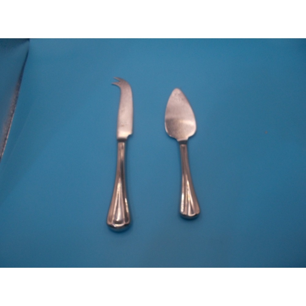 International Stainless Steel 2 Piece Cheese Knife and Spreader Server